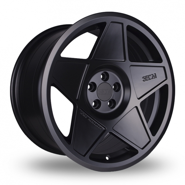 3SDM 0.05 Wider Rear (Special Offer) Black 18" Wider Rear Alloy Wheels