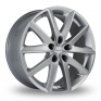 16 Inch Fondmetal 7600 Silver Alloy Wheels