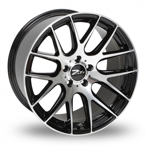 Zito 935 Gloss Black Polished Face 19 Zito 935 Black Load Rated Alloy Wheels