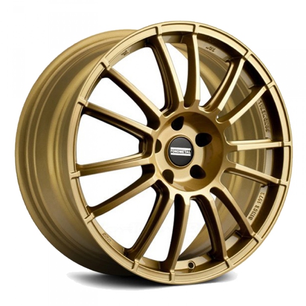 19" Fondmetal 9RR Glossy Gold Alloy Wheels