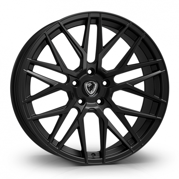 20" Cades Hera Matt Black Wider Rear Alloy Wheels