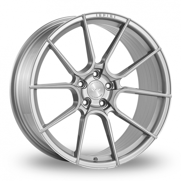 Ispiri FFR6 Pure Silver Brushed Alloy Wheels