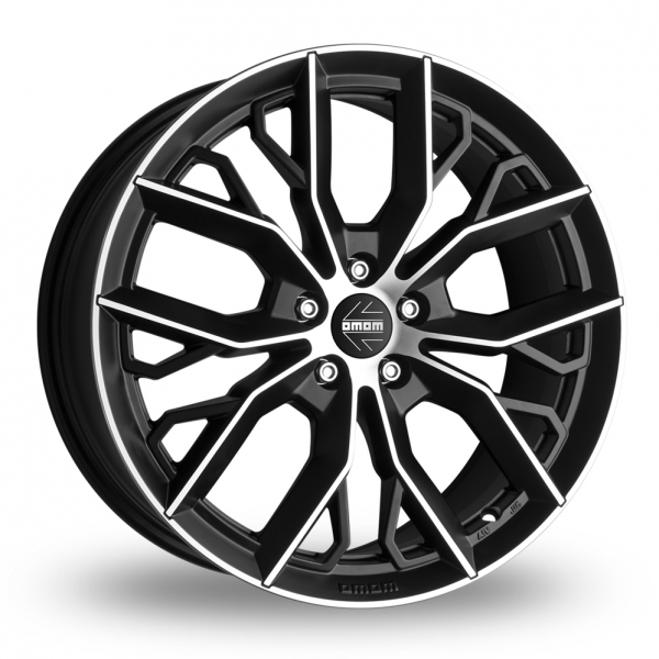 16 Inch Momo Massimo Black Polished Alloy Wheels