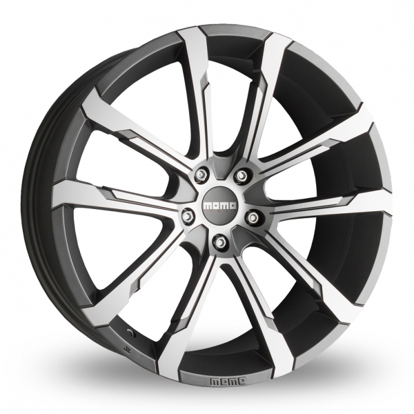 20 Inch Momo Quantum Evo Anthracite Polished Alloy Wheels