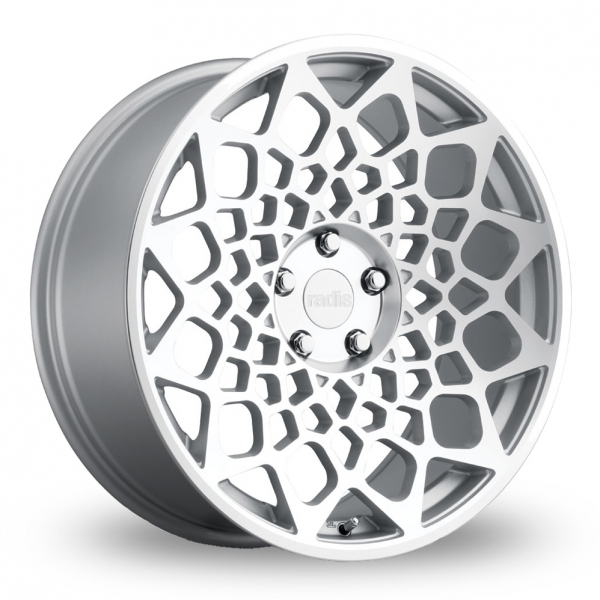 Radi8 R8B12 Matt Silver Machined Alloy Wheels