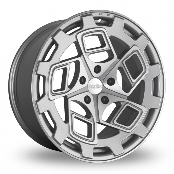 Radi8 R8CM9 Matt Silver 18" Wider Rear Alloy Wheels Wheelbase