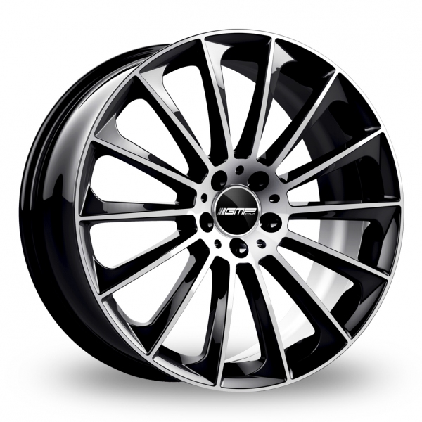 22" GMP Italia Stellar Black/Polished Alloy Wheels