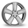 17 Inch Dezent TH Silver Alloy Wheels