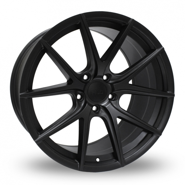 Hub Design V5 Matt Black 18" Alloy Wheels Wheelbase