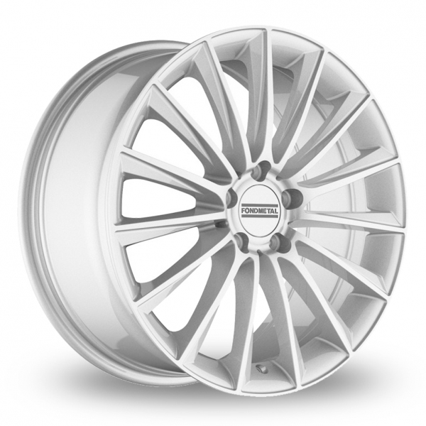 18" Fondmetal Aidon Gloss Silver Alloy Wheels