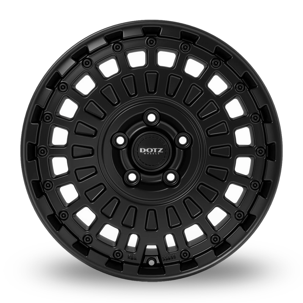 17" Dotz Talara Matt Black Alloy Wheels