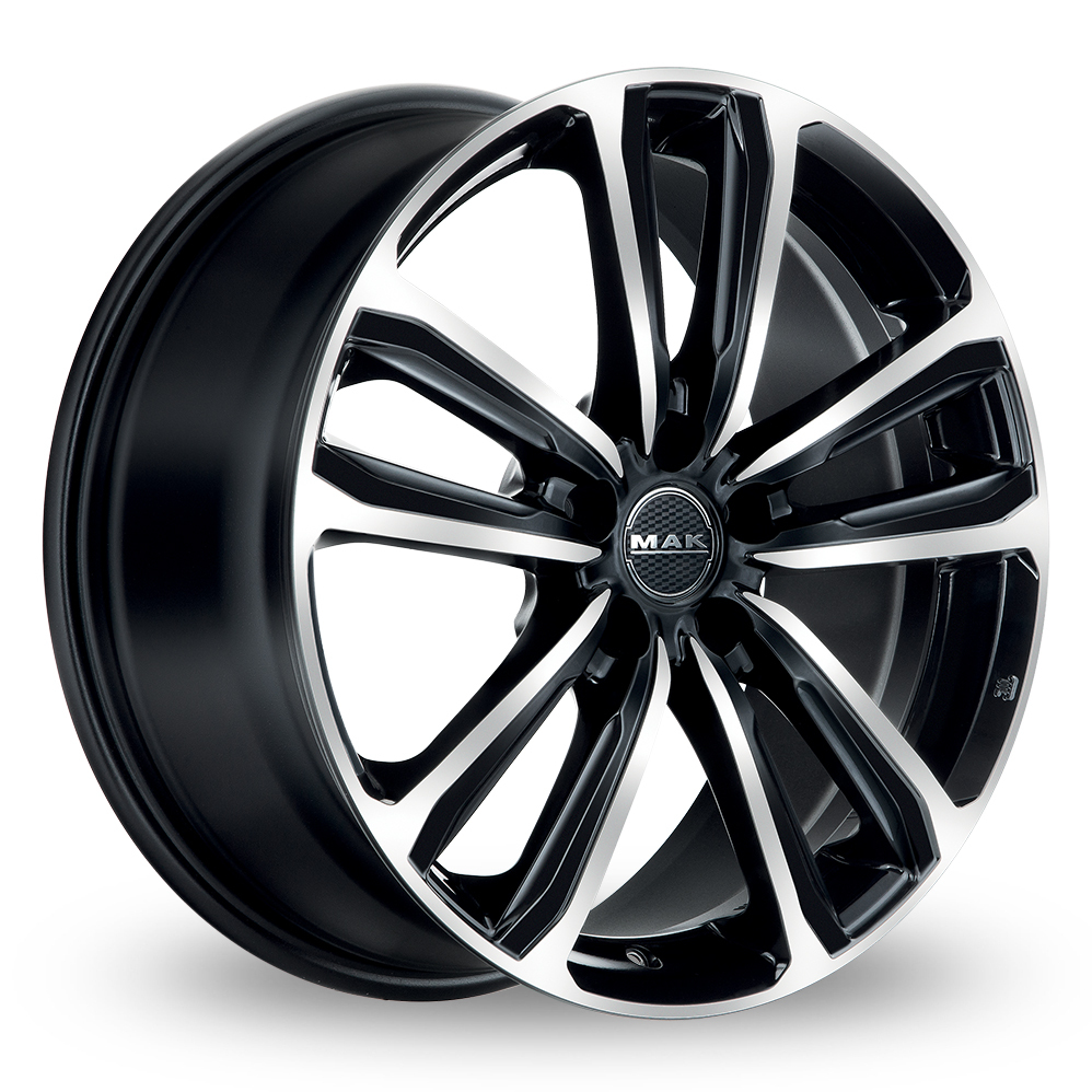 15" MAK Magma (Special Offer) Black Mirror Alloy Wheels