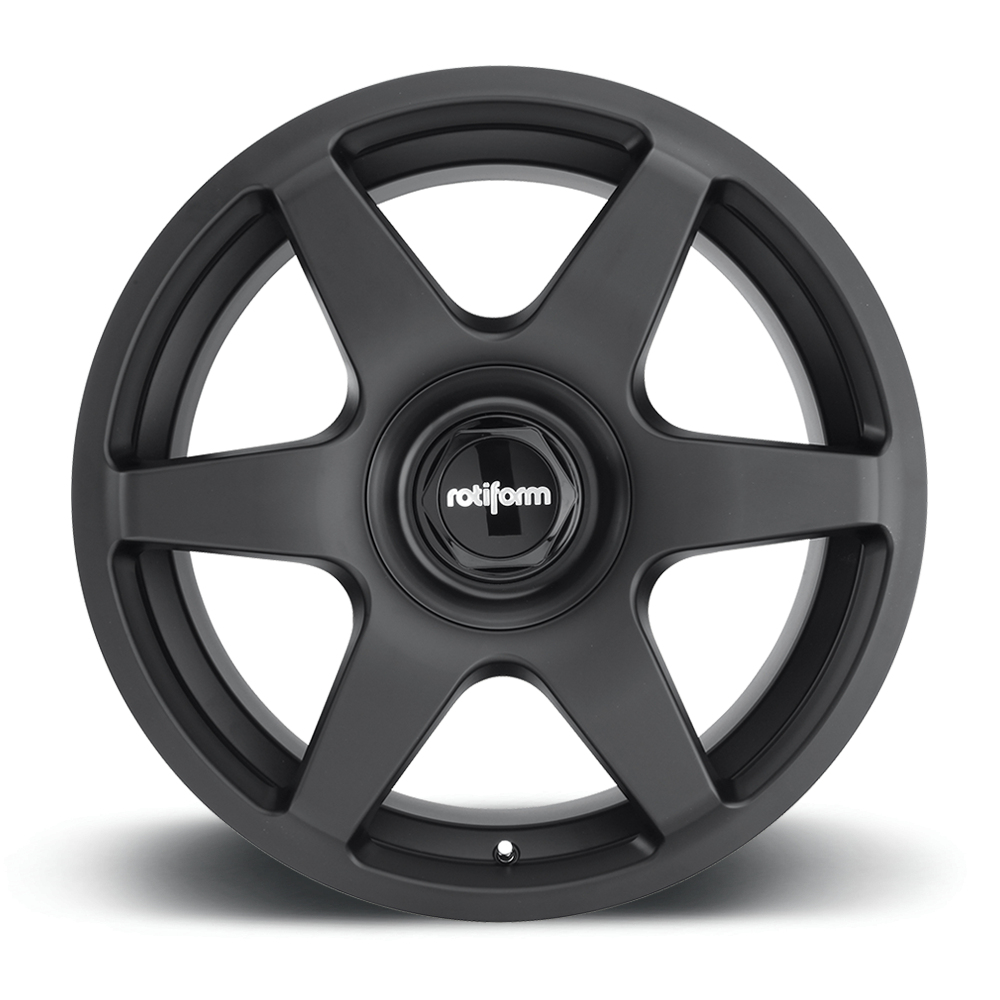 18 Inch Rotiform SIX (EU Warehouse) Matt Black Alloy Wheels