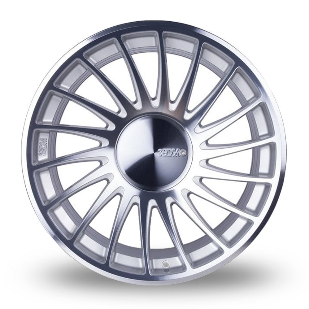 18" 3SDM 0.04 Silver Cut Alloy Wheels