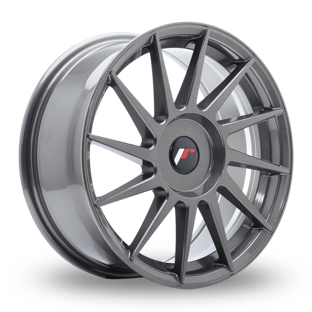 Japan Racing JR22 (7x17) (Custom Fitment) Hyper Grey Alloy Wheels