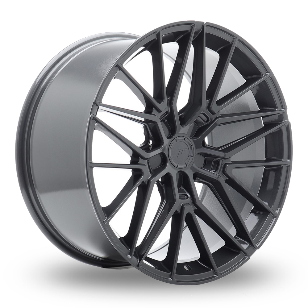 Japan Racing JR38 (9x20) (Custom Fitment) Hyper Grey Alloy Wheels