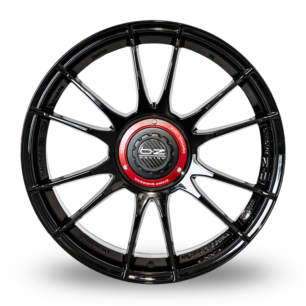 18" OZ Racing Ultraleggera XX Gloss Black Alloy Wheels