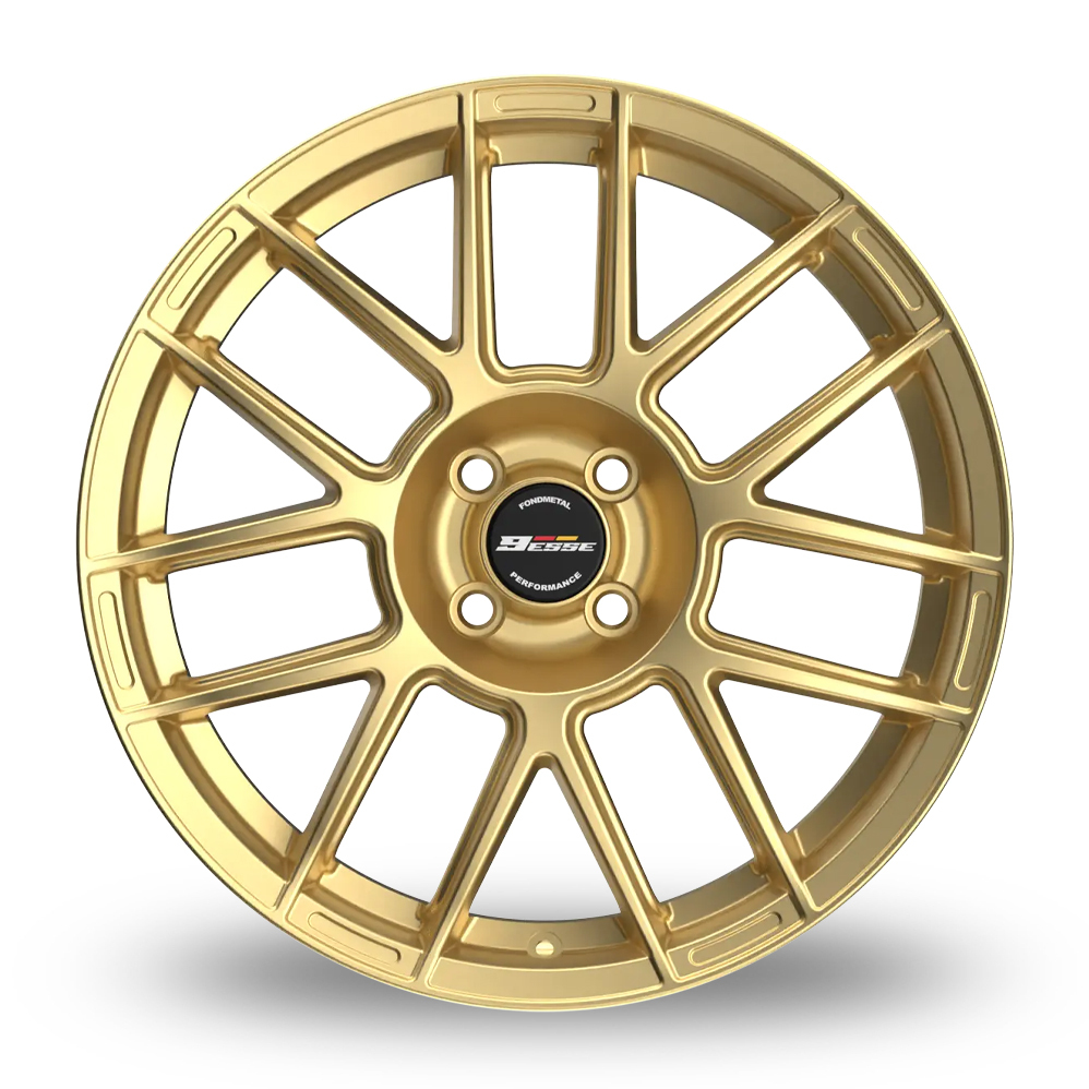 17" Fondmetal 9ESSE Gloss Gold Alloy Wheels
