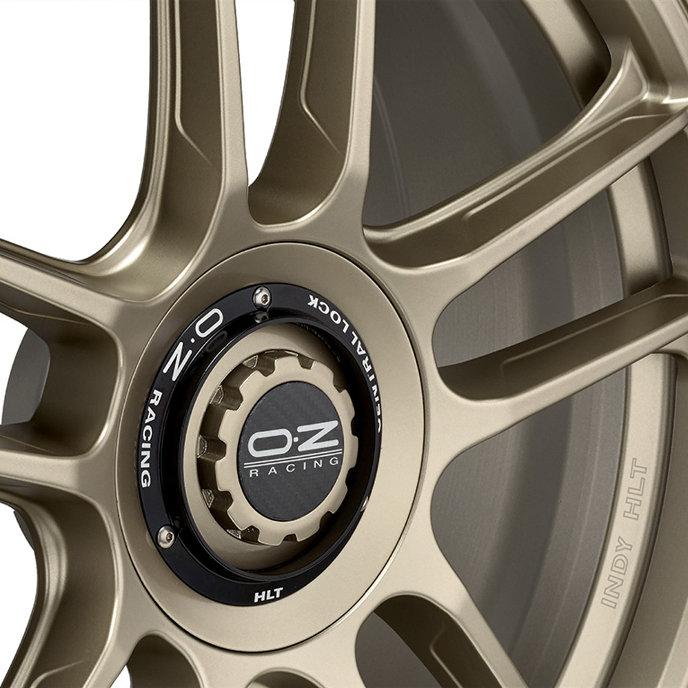 20" OZ Racing Indy HLT White Gold Alloy Wheels
