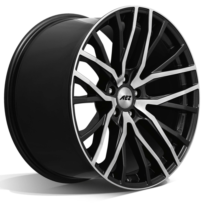 19" AEZ Panama Gunmetal Polished Alloy Wheels