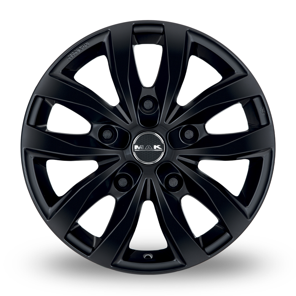 16" MAK Load 5 Gloss Black Alloy Wheels