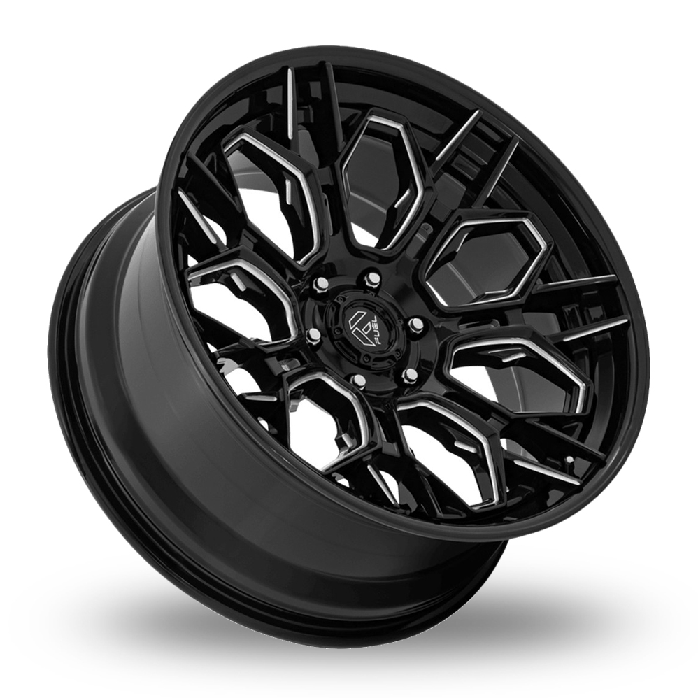 22" Fuel Off-Road FC409 Hive (USA Warehouse) Gloss Black Milled Alloy Wheels
