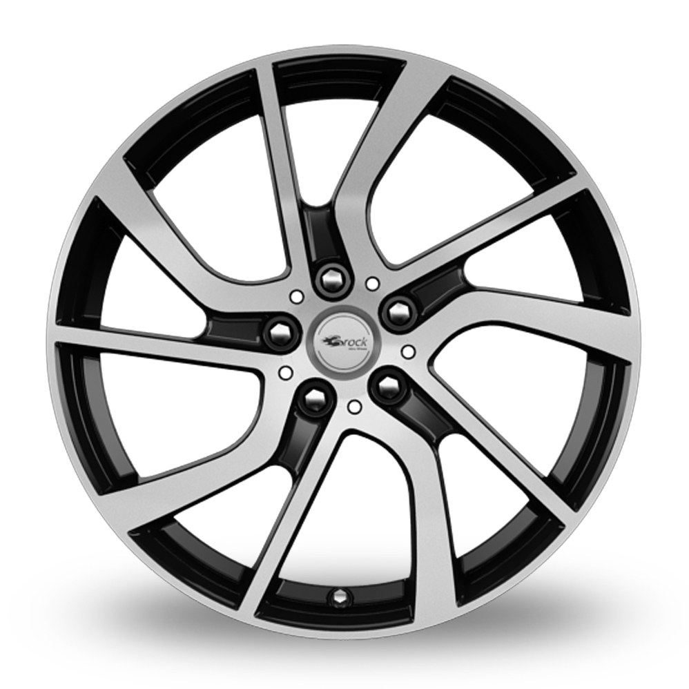 19" Brock EB1 Gloss Black Polished Alloy Wheels
