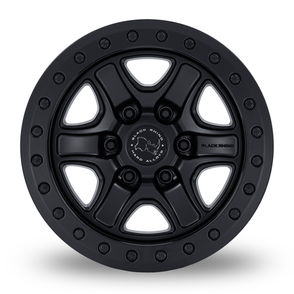 17" Black Rhino BR200 Echo Trail Lock Beadlock (USA Warehouse) Matt Black Alloy Wheels