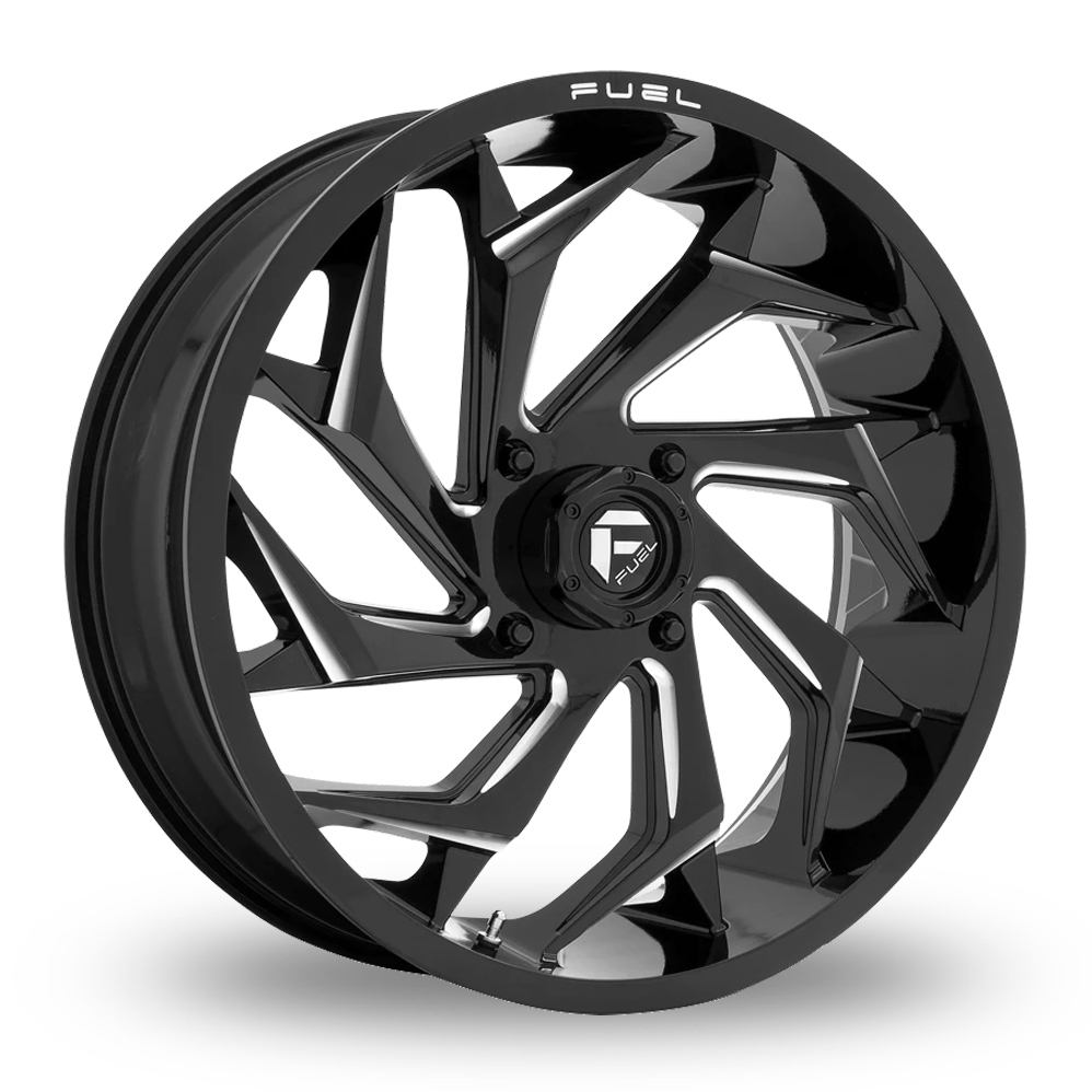 Fuel Off-Road D753 Reaction (USA Warehouse) Gloss Black Milled Alloy Wheels