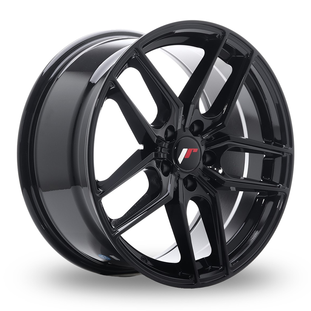Japan Racing JR25 (8.5x18) Gloss Black Alloy Wheels