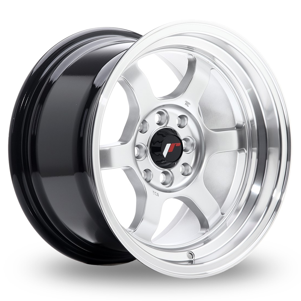 Japan Racing JR12 (8.5x15) Hyper Silver Alloy Wheels