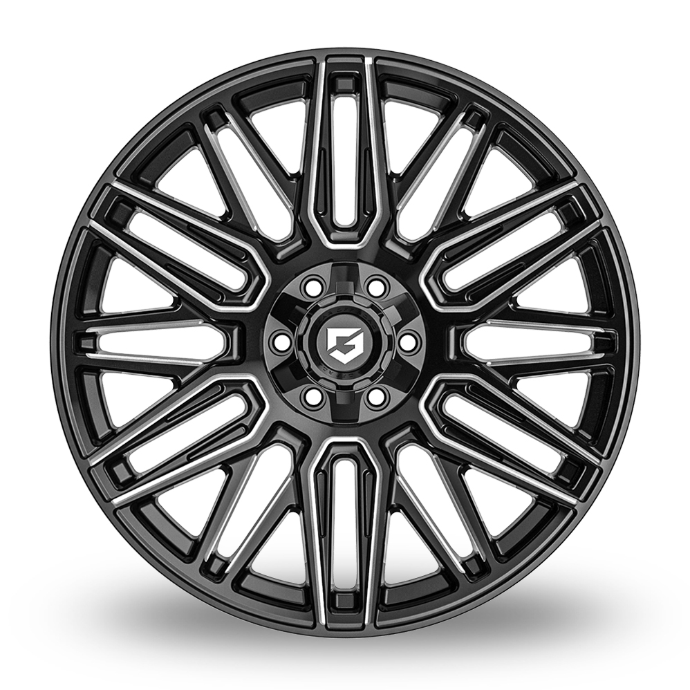 20" Fondmetal 770 Edge Glossy Black Milled Alloy Wheels