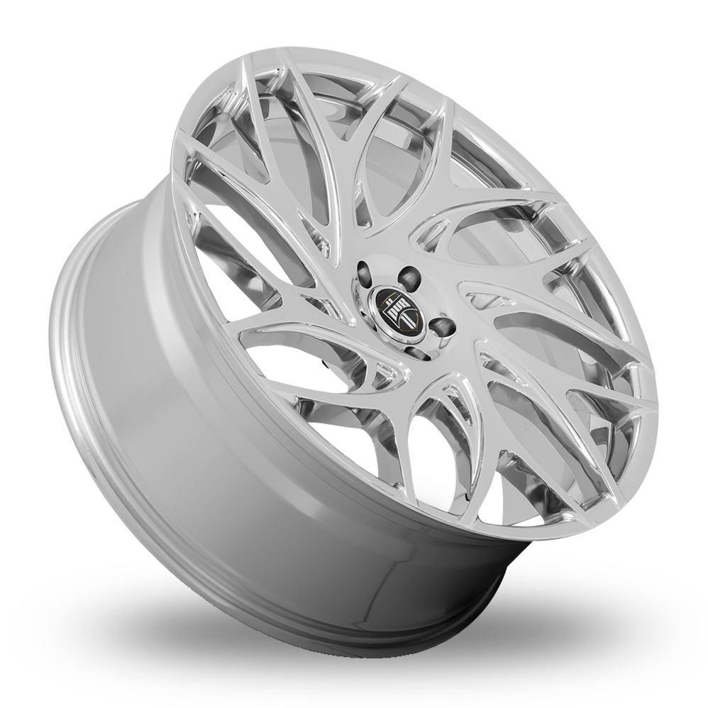 24" DUB S258 G.O.A.T. Chrome Alloy Wheels