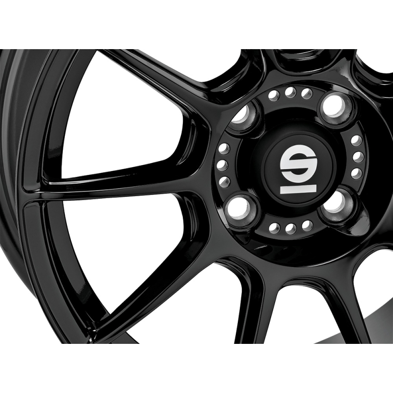 17" Sparco FF 1 Gloss Black Alloy Wheels