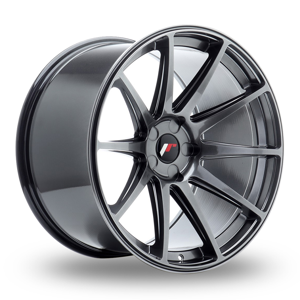Japan Racing JR11 (11x20) (Custom Fitment) Hyper Black Alloy Wheels