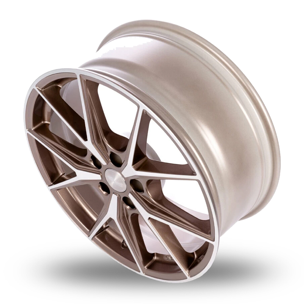 19" Brock B40 Bronze Polished Alloy Wheels