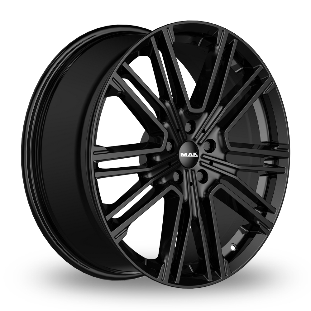 20" MAK Kult Gloss Black Alloy Wheels