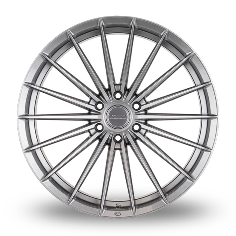 20" Vossen HFX-4 (10x20) (Super Deep Concave) Hyper Black Alloy Wheels