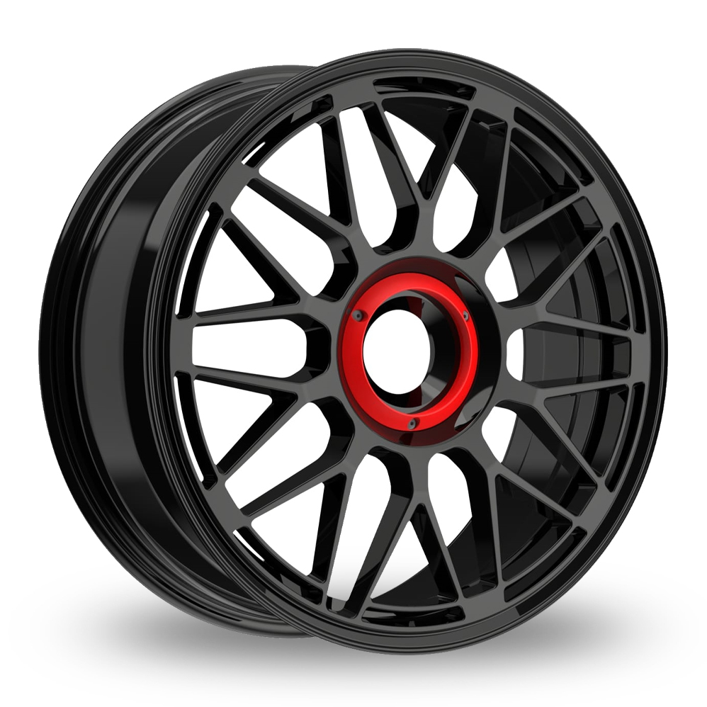 Fondmetal 9EVO Monodado Gloss Black Alloy Wheels