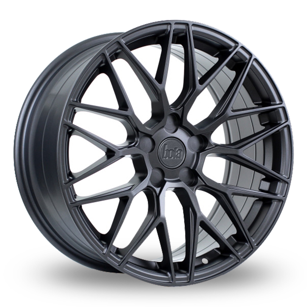 Bola B17 Matt Gunmetal Alloy Wheels