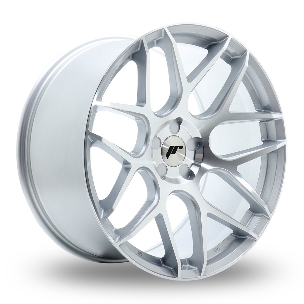 Japan Racing JR18 (10x20) (Custom Fitment) Silver Machined Face Alloy Wheels
