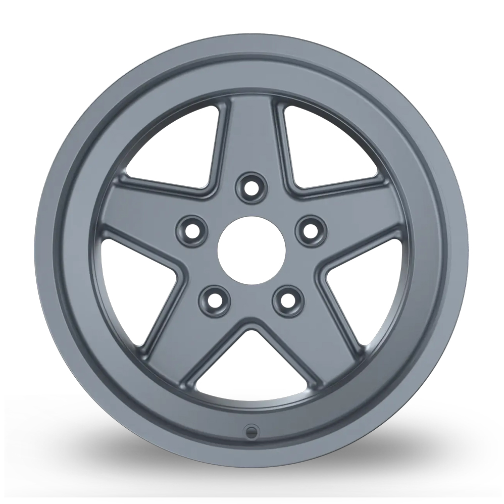 16" Fondmetal RSR16 Matt Silver Alloy Wheels