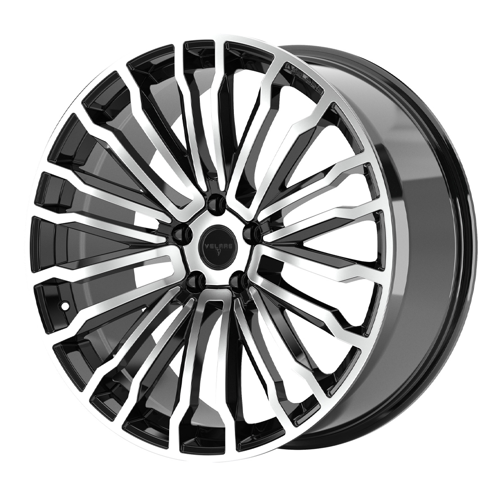 22" Velare VLR09 Gloss Black Machined Alloy Wheels