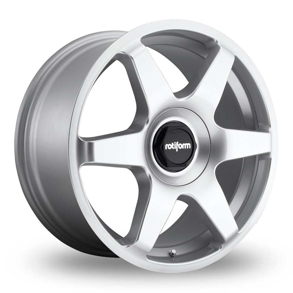 Rotiform R114 SIX (EU Warehouse) Gloss Silver Alloy Wheels