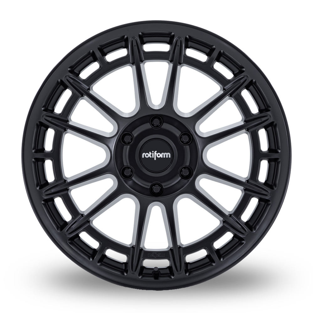18" Rotiform RC210 OZR-T (EU Warehouse) Matt Black Alloy Wheels