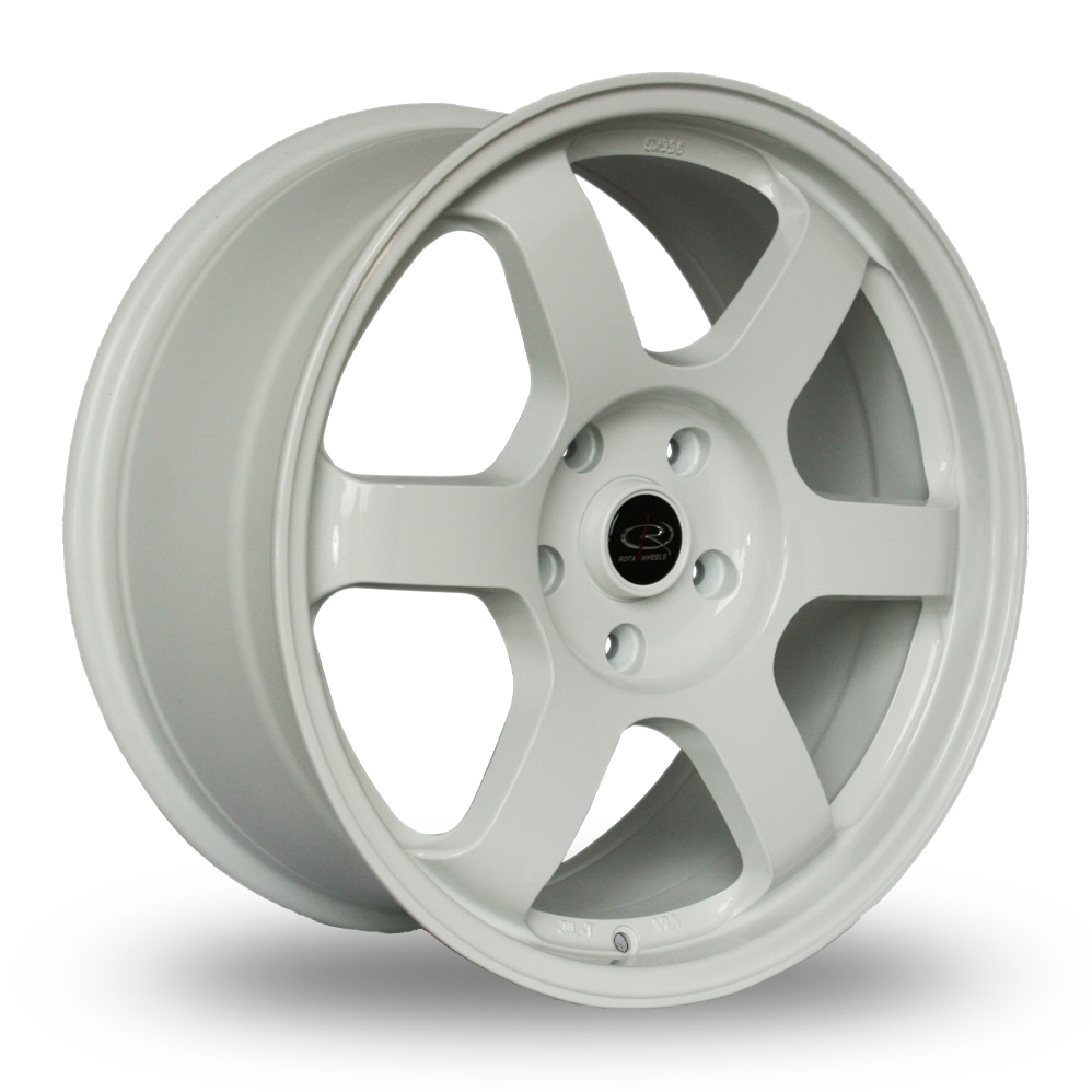 Rota Grid VAN White Alloy Wheels