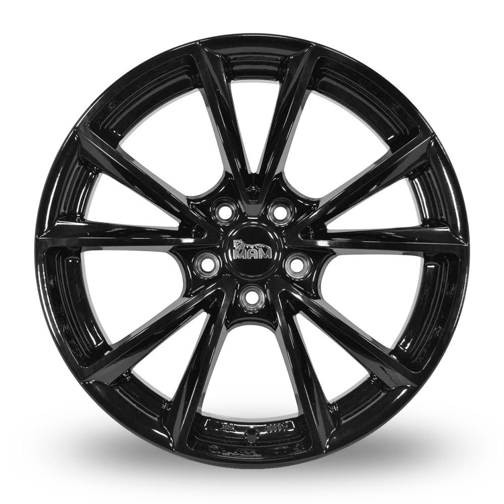 19" MAM A5 Gloss Black Alloy Wheels