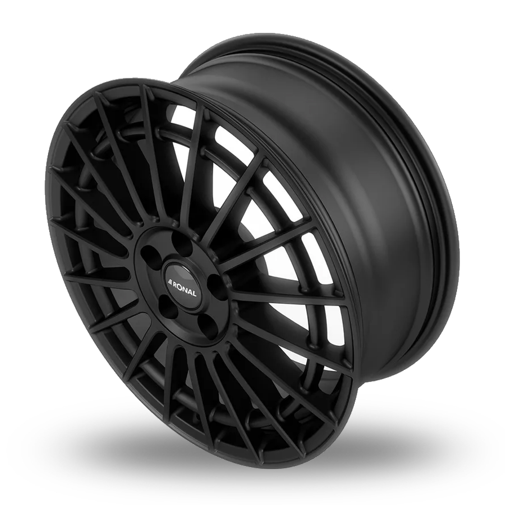 18" Ronal R73 Matt Black Alloy Wheels