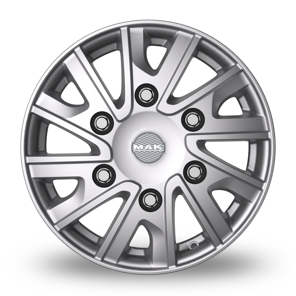 16" MAK Deliver Silver Alloy Wheels