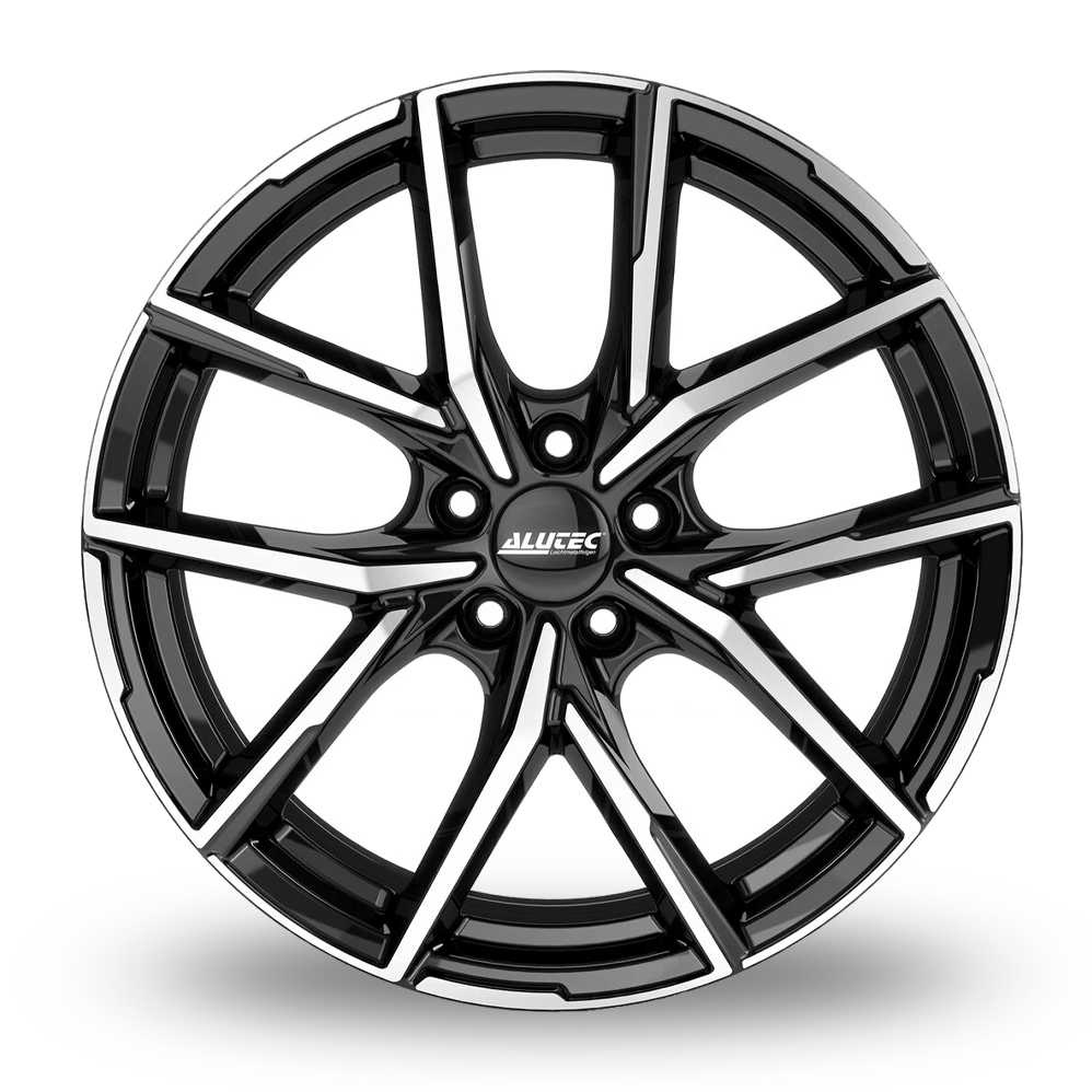 18" Alutec Aveleno Gloss Black Polished Alloy Wheels